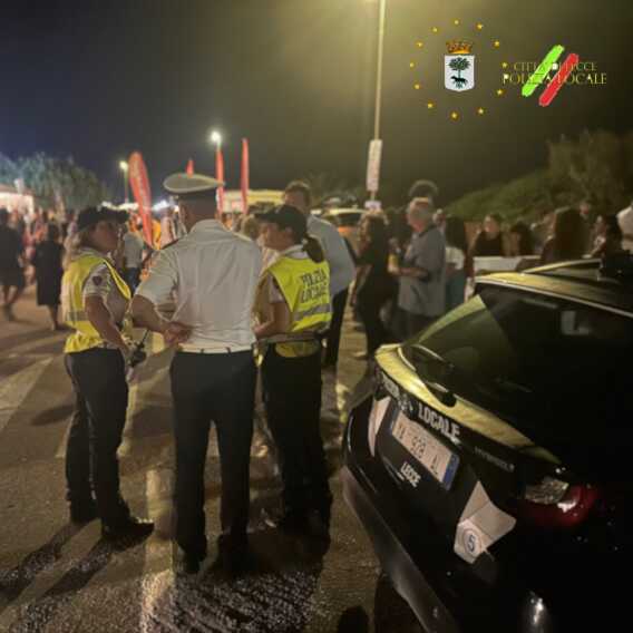 Lecce, festa dei Santi Patroni: «L’impegno della polizia locale l’ha resa un successo» – FOTO