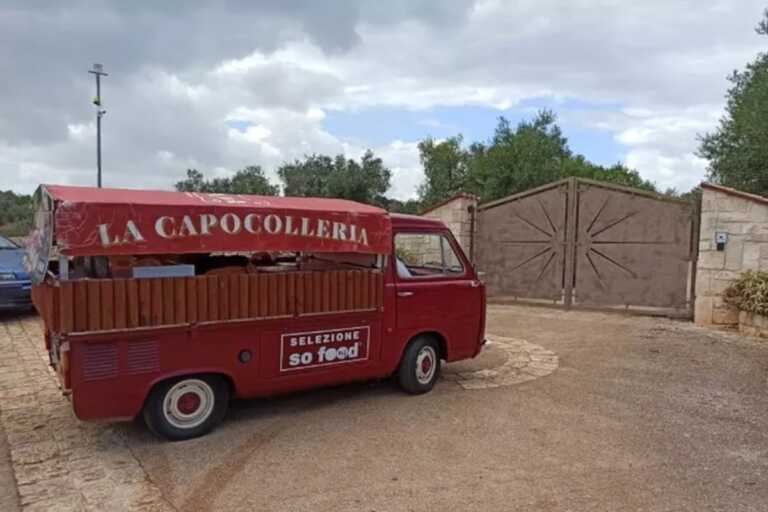 Pranzo a bordo piscina e made in Puglia per Giorgia Meloni a Ceglie Messapica