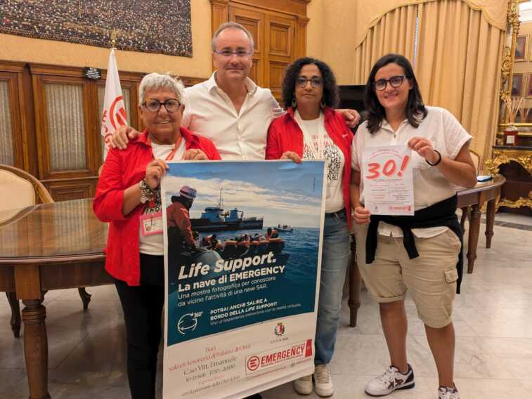 Bari ospita la mostra “Life Support”: si celebrano i 30 anni di Emergency