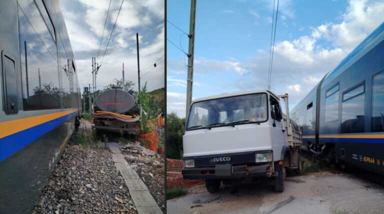 Tragedia sfiorata nel Brindisino, furgone fra i binari con il treno in arrivo – FOTO