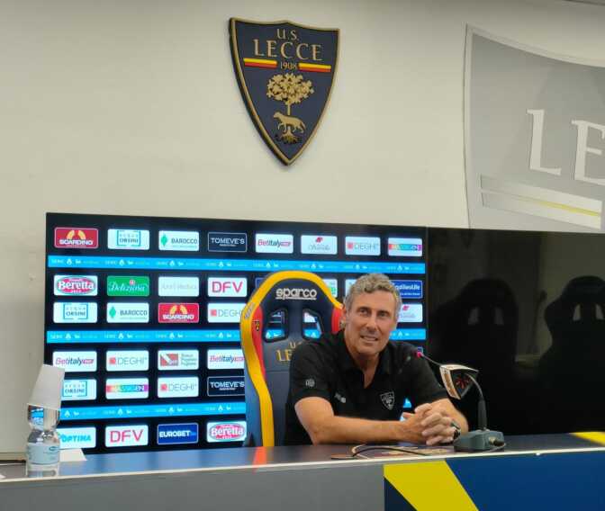 Verso Torino-Lecce, Gotti: «Rebic con Krstovic è possibile. Non cambio modulo»