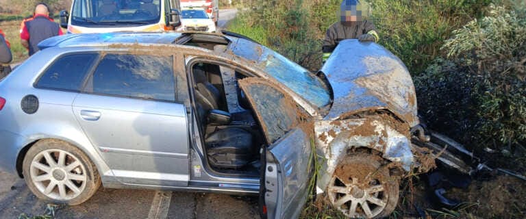 Incidente sulla provinciale nel Brindisino: auto fuori strada, ferito il conducente