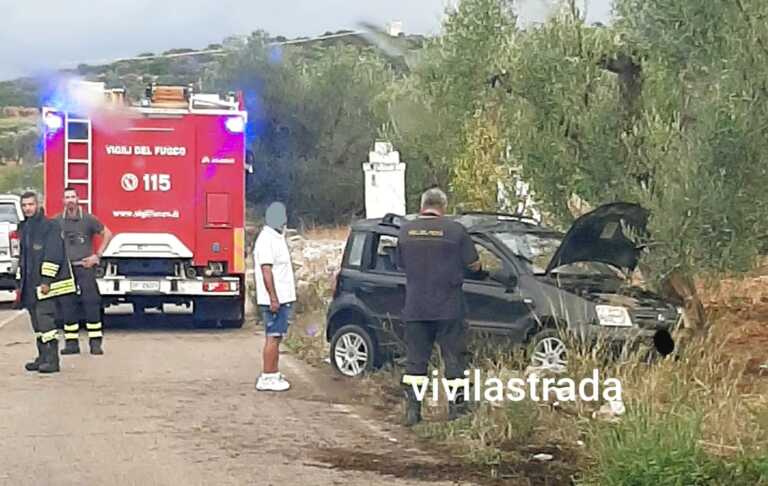 Incidente tra Conversano e Putignano, auto finisce fuori strada: ferite due donne