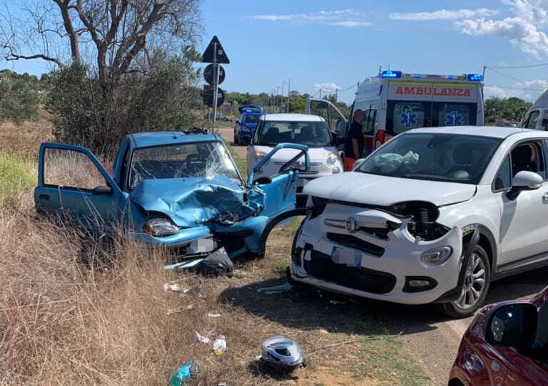 Incidente sulla provinciale a Torchiarolo: due feriti trasportati in ospedale