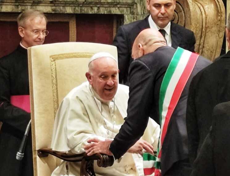 Custodi del bello, Leccese da papa Francesco: «Per un’Italia più giusta e sostenibile»