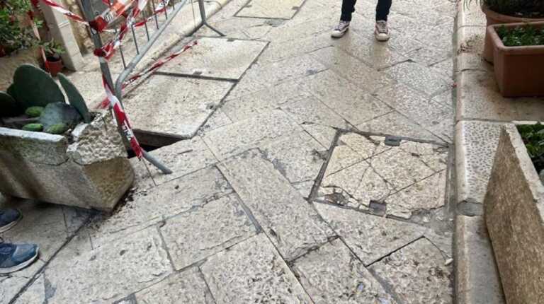 Bari, al via i lavori di ripristino delle basole nella città vecchia – FOTO