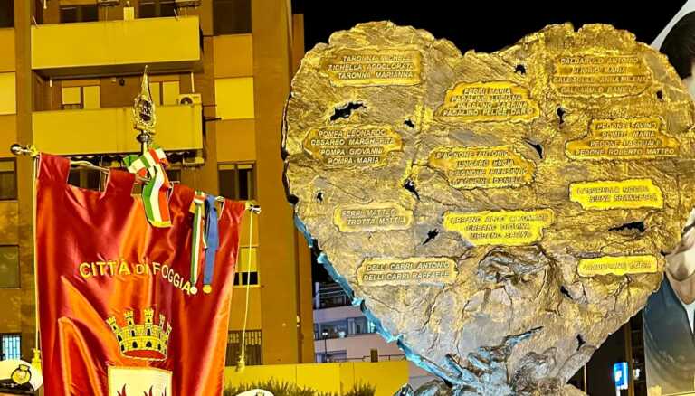 Vandalizzato il monumento alle vittime di viale Giotto a Foggia: «Un’offesa alla memoria»