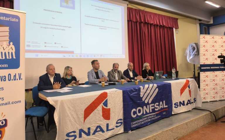 Violenza contro gli insegnati: a Bari un protocollo di tutela tra Snals e Gens Nova