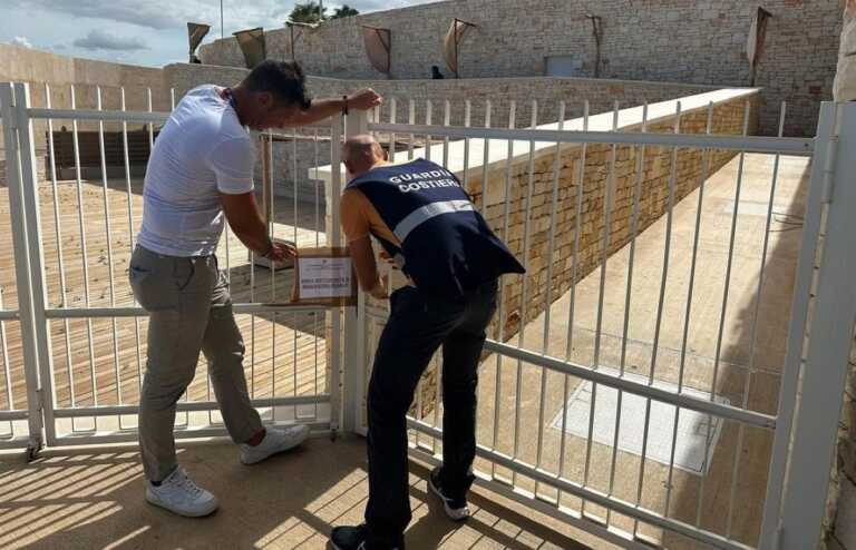 Abusi edilizi a Bisceglie: sequestrata una struttura balneare di 10mila metri quadrati