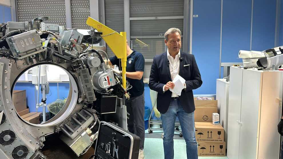 Scorrano, nuovo sopralluogo di Pagliaro in ospedale: «Ancora molte cose da sistemare» – VIDEO