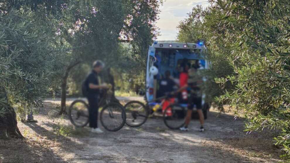 Incidente a Barletta, ciclista precipita in un dirupo: 50enne in codice rosso al Dimiccoli