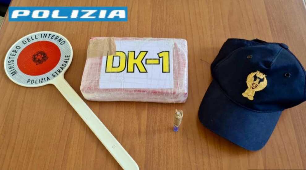 Fermato in auto con oltre un chilo di cocaina: arrestato un 37enne a Brindisi