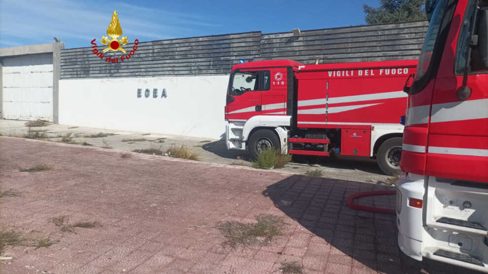Galleria foto 'Modugno, in fiamme una discarica abusiva nei pressi delle aziende: intervengono i vigili del fuoco' - foto 2
