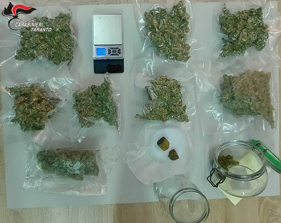 Avevano in casa oltre mezzo chilo di droga: arrestati due fratelli a Laterza