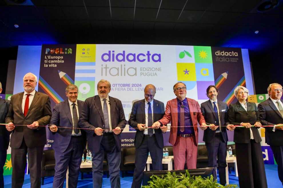Via a Didacta Italia – Edizione Puglia, Emiliano: «Il nostro modello scolastico al centro» – VIDEO