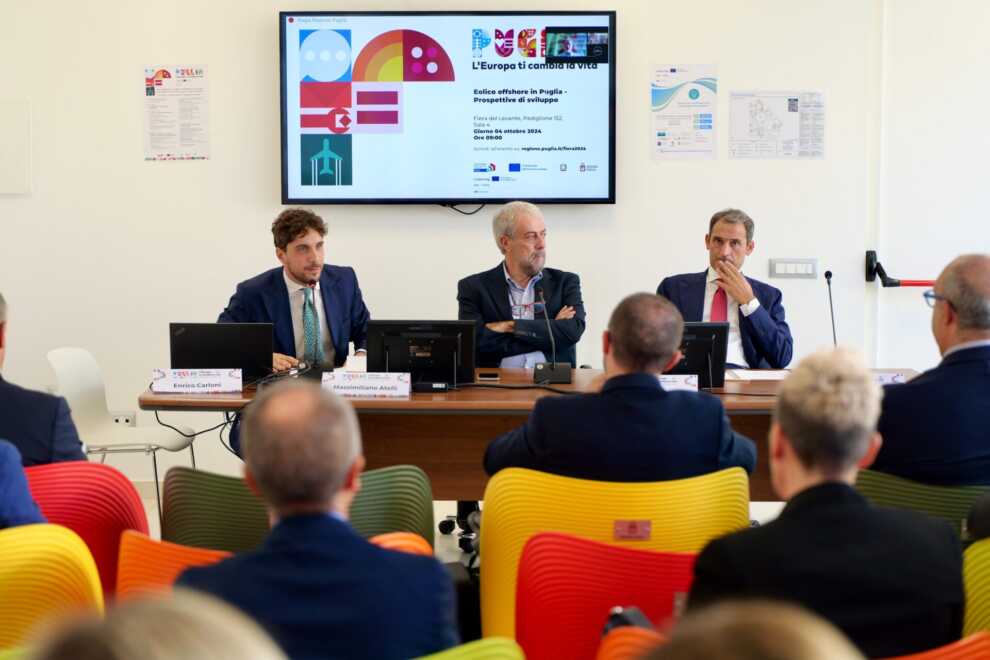Eolico offshore, la Puglia pronta a scelte strategiche: «È una grande opportunità» – VIDEO