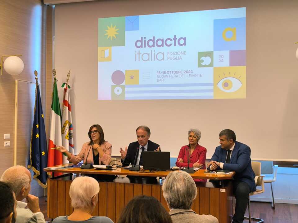 Tutto pronto per Didacta Italia – Edizione Puglia: a Bari una full immersion dedicata alla formazione
