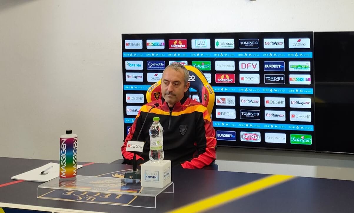 Verso Roma-Lecce, mister Giampaolo: «Sarà una partita difficile. Ranieri uomo di spessore»