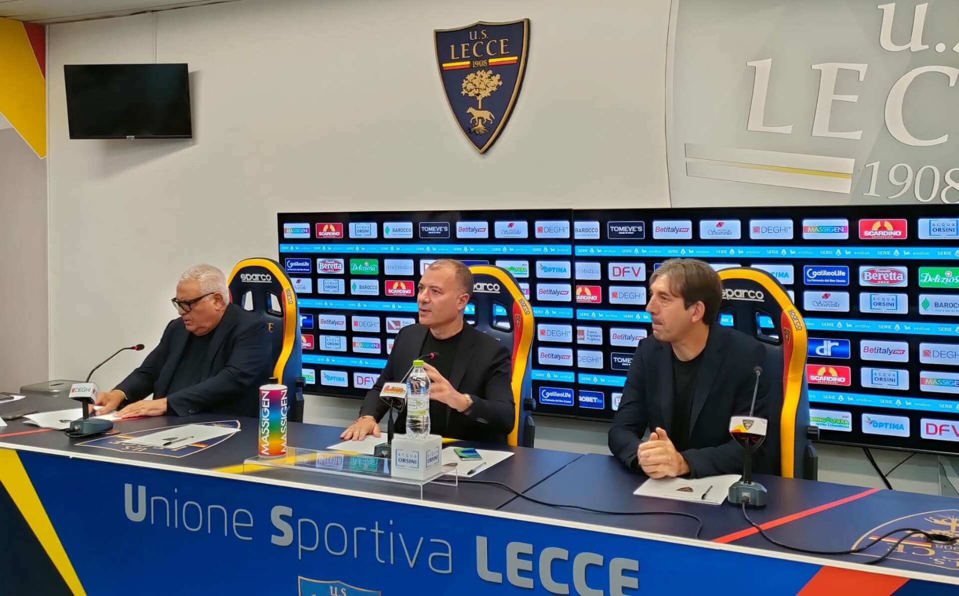 Il Lecce pensa al dopo Gotti, Sticchi Damiani: «Dobbiamo invertire il trend». Giampaolo in pole
