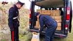 Minervino Murge, furgone con 350 kg di esplosivo fuori strada durante l’inseguimento: 2 arresti – VIDEO