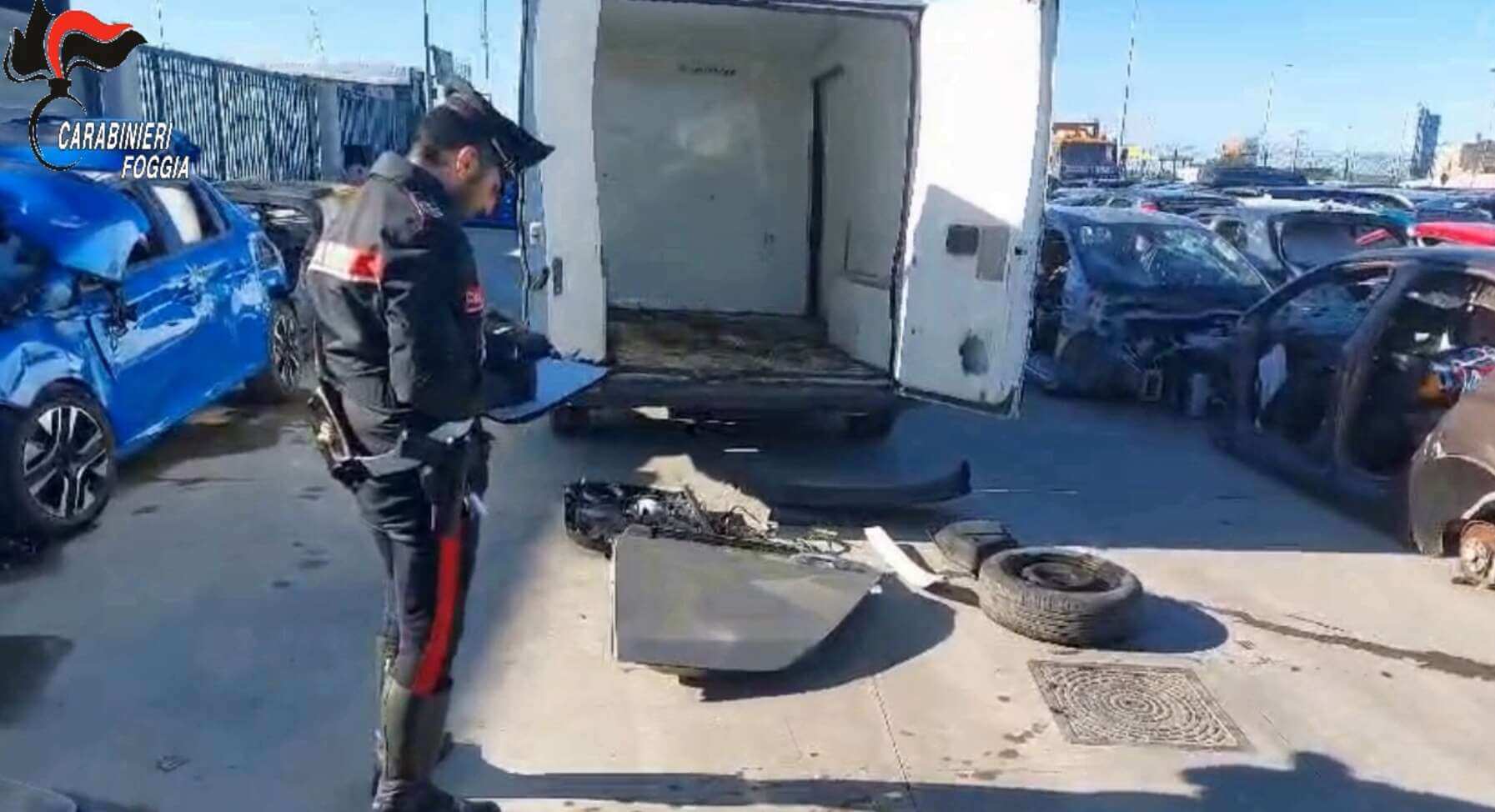 Veicoli rubati e venduti a pezzi nel Foggiano, 13 arresti – VIDEO Veicoli rubati e venduti a pezzi nel Foggiano, 13 arresti – VIDEO