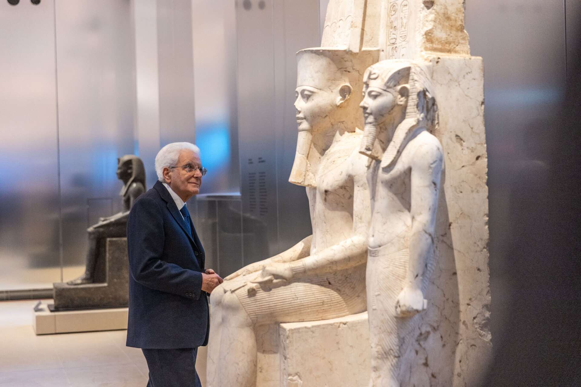 Musei, il presidente Mattarella in visita all’Egizio di Torino per il bicentenario: «È magnifico» Musei, il presidente Mattarella in visita all’Egizio di Torino per il bicentenario: «È magnifico»