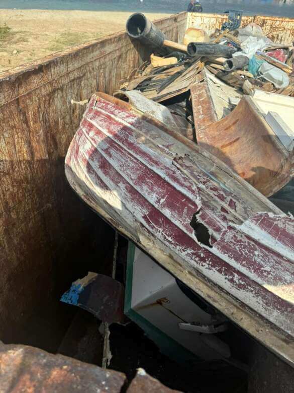 Galleria foto 'Bari, pulizia straordinaria del porto di Torre a Mare: raccolte 7 tonnellate di rifiuti' - foto 3