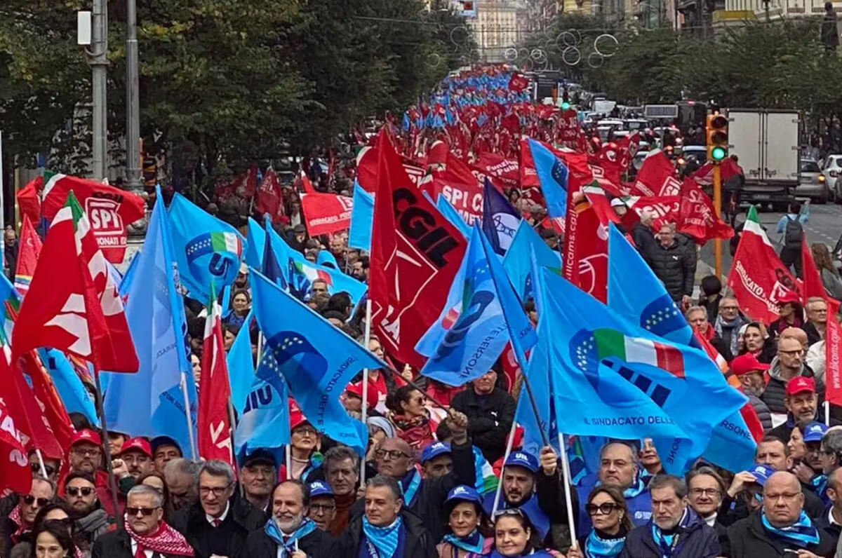 Sciopero generale, il Tar boccia il ricorso contro la precettazione ma la protesta di Cgil e Uil non cambia