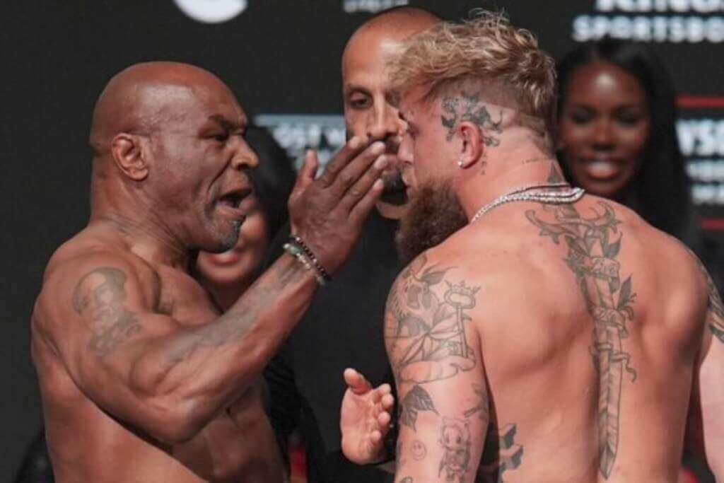 Galleria foto 'Boxe, Tyson schiaffeggia Paul alla cerimonia del peso: «Non siamo amici». Questa notte l’incontro – VIDEO' - foto 1