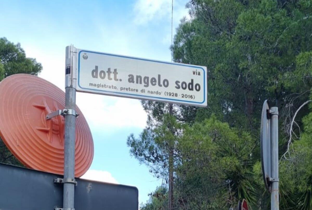 A Nardò una via in ricordo del giudice pretore Angelo Sodo