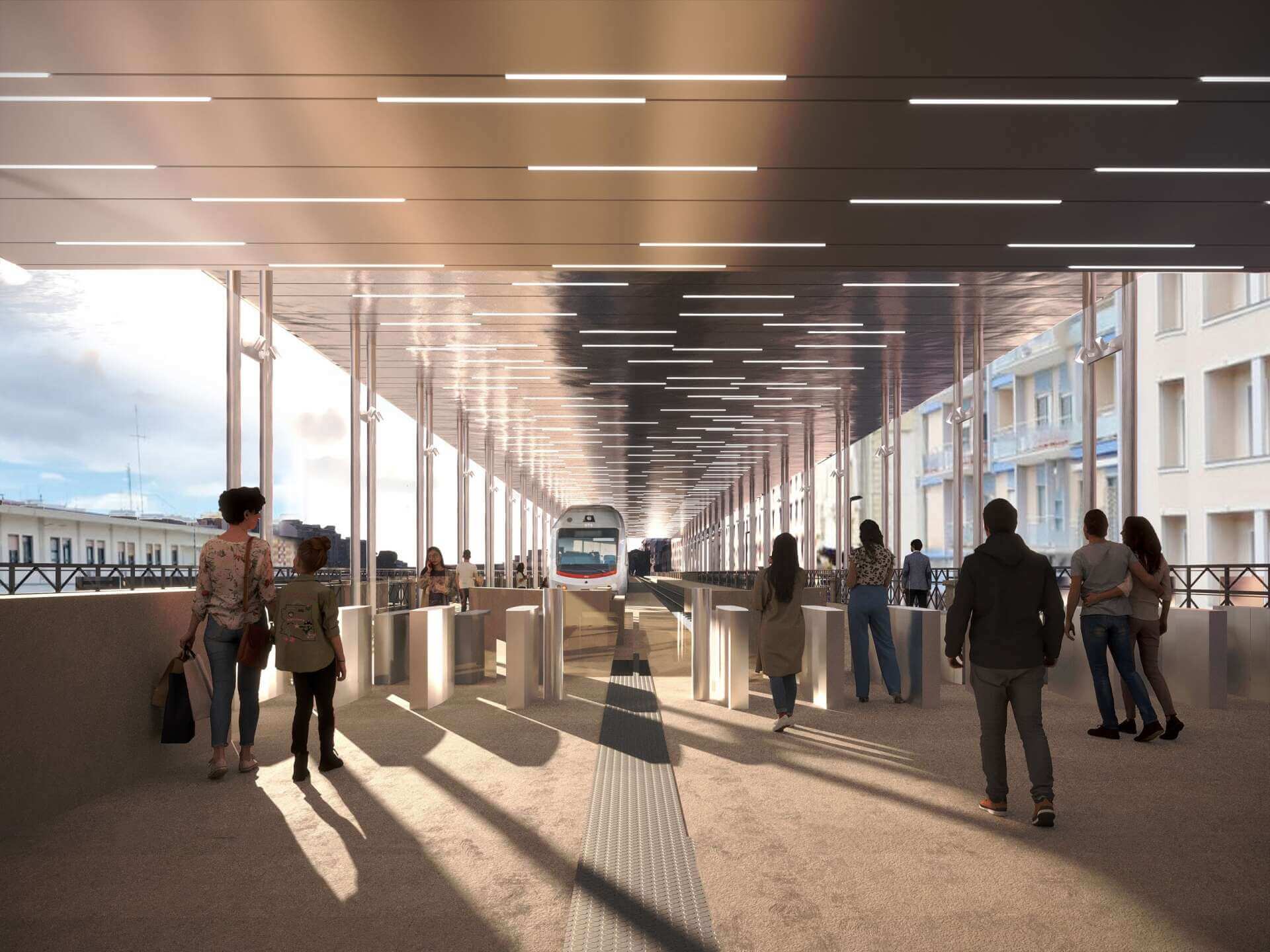 Bari, le Fal si rinnovano: la nuova pensilina della stazione Centrale disegnata da Stefano Boeri