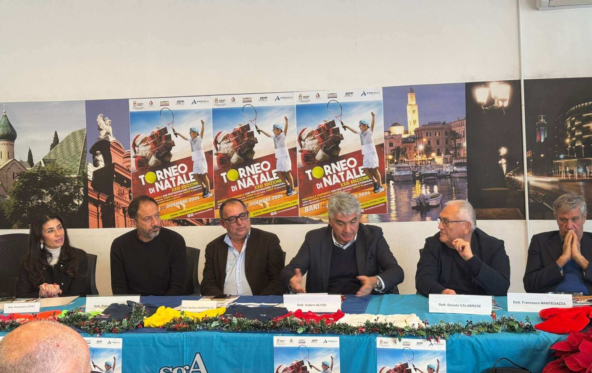 Bari, i campioni del futuro in campo all’Angiulli sognando Sinner: al via il Torneo di Natale