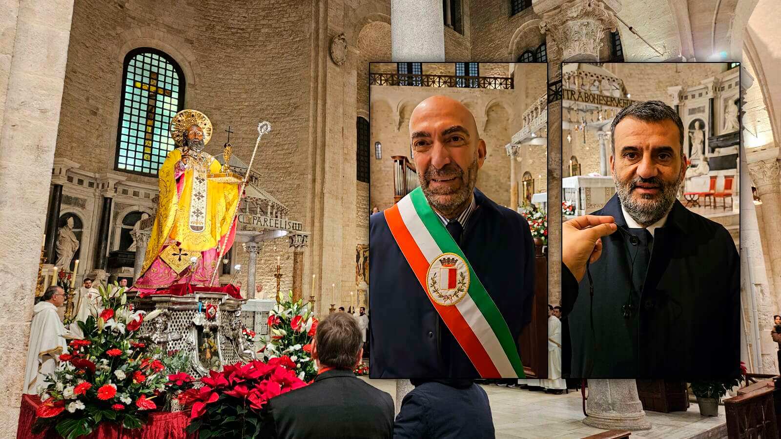 Bari, festa di San Nicola. Il sindaco Leccese: “Simbolo identitario”. Decaro: “Messaggero di solidarietà” – VIDEO Bari, festa di San Nicola. Il sindaco Leccese: “Simbolo identitario”. Decaro: “Messaggero di solidarietà” – VIDEO