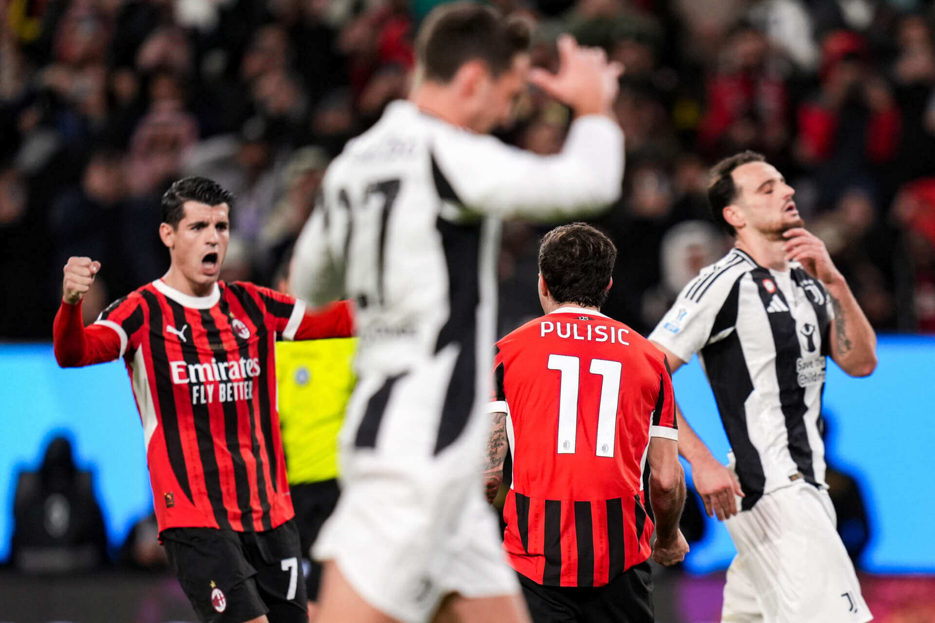 Supercoppa italiana, la ribaltano i rossoneri alla prima di Sergio Conceiçao: Juventus-Milan 1-2 Supercoppa italiana, la ribaltano i rossoneri alla prima di Sergio Conceiçao: Juventus-Milan 1-2