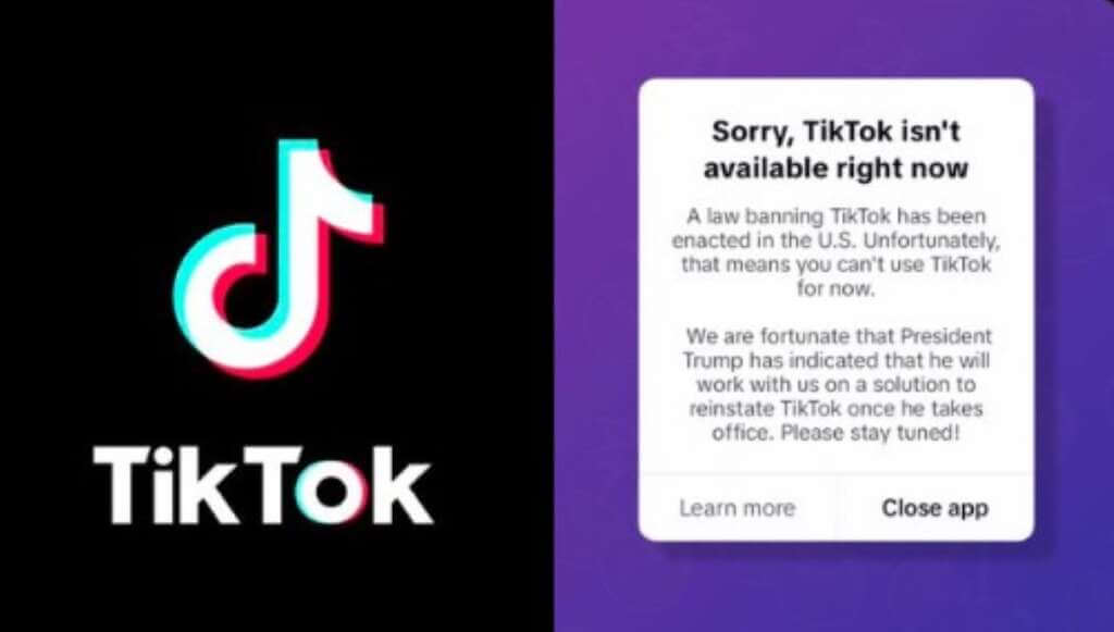 Galleria foto 'TikTok oscurata negli Stati Uniti, il social agli utenti: «Per fortuna arriva Trump»' - foto 1