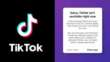 TikTok oscurata negli Stati Uniti, il social agli utenti: «Per fortuna arriva Trump»