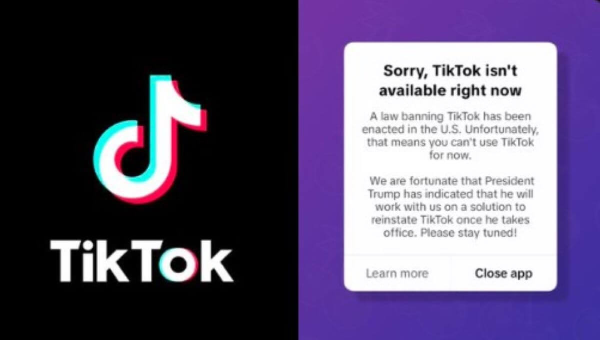 TikTok oscurata negli Stati Uniti, il social agli utenti: «Per fortuna arriva Trump» TikTok oscurata negli Stati Uniti, il social agli utenti: «Per fortuna arriva Trump»