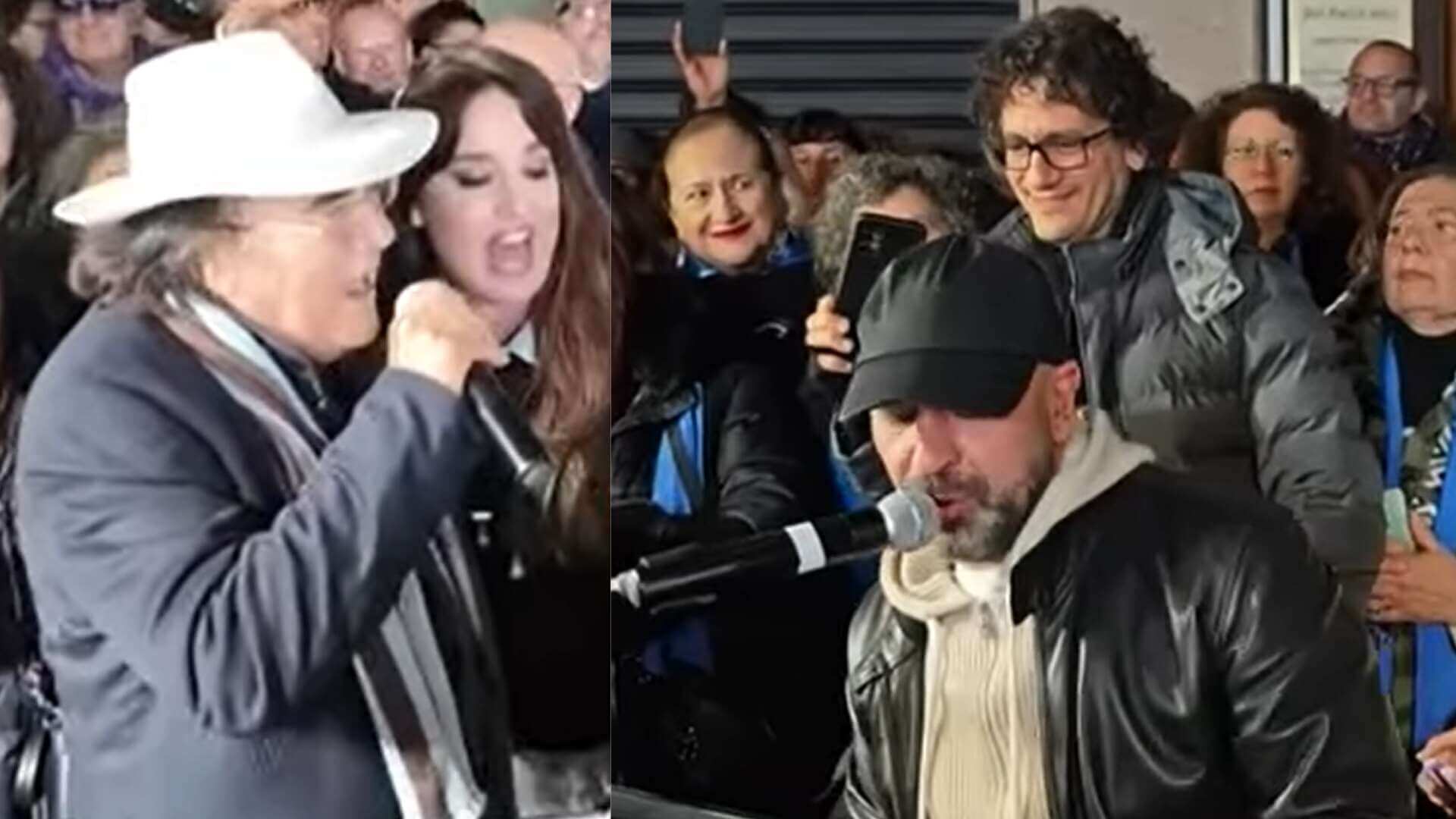 Bari, Checco Zalone e Al Bano suonano e cantano ad ‘Un pianoforte per strada’ – VIDEO Bari, Checco Zalone e Al Bano suonano e cantano ad ‘Un pianoforte per strada’ – VIDEO