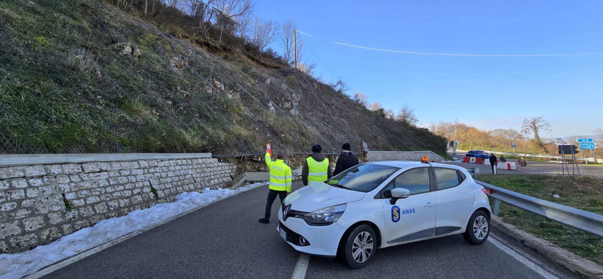 Pescopagano, torna percorribile la Ss7 “Appia”: era chiusa da un mese per uno smottamento