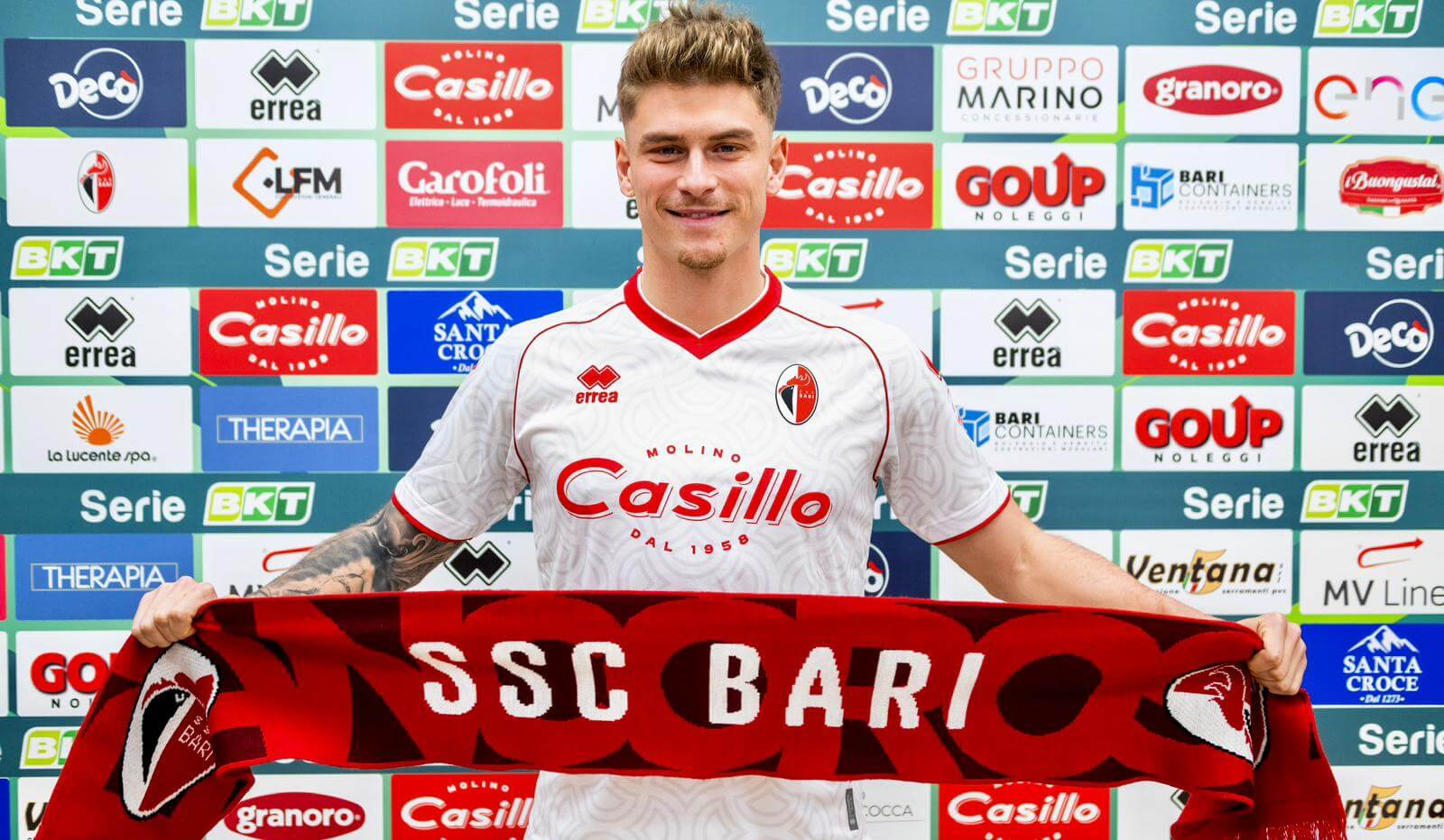 Bari, Bonfanti è biancorosso: l’attaccante ex Pisa vestirà la maglia numero 11