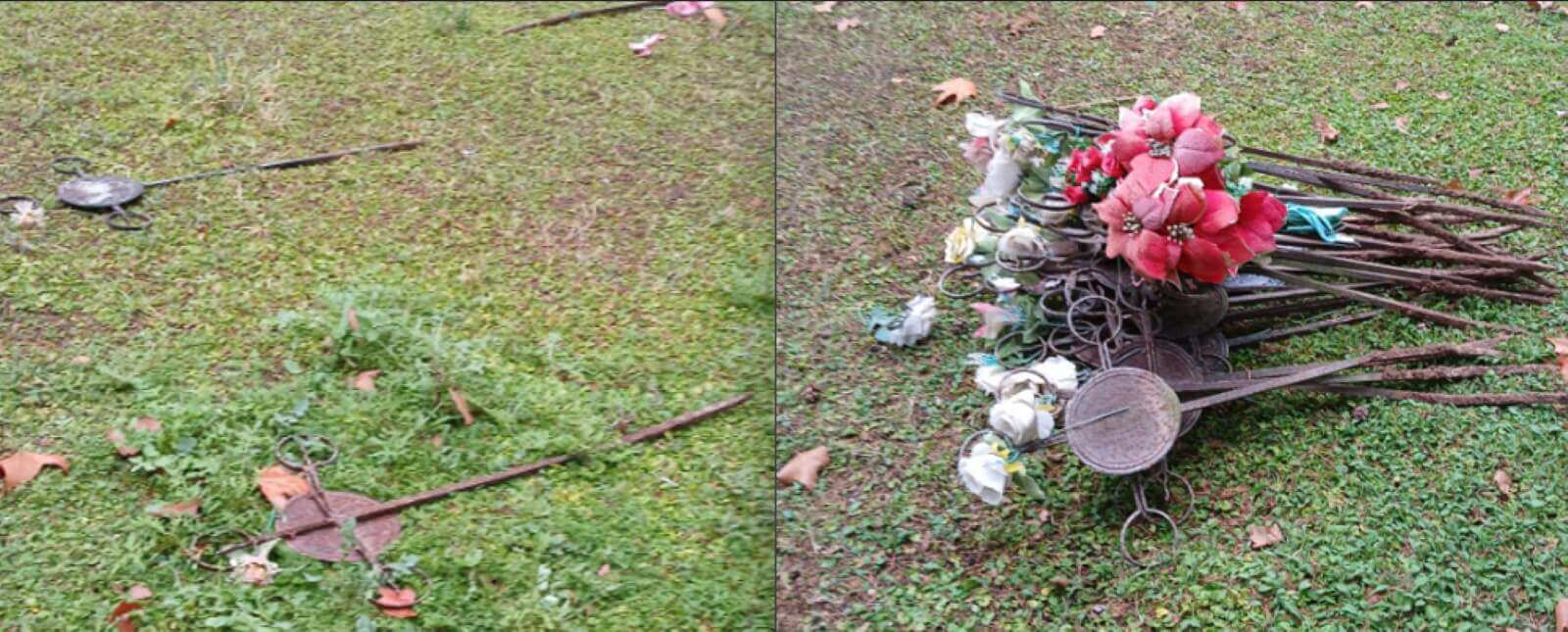 Cimitero di Trinitapoli, danneggiate diverse tombe di bambini. Il sindaco: «Atto deplorevole» Cimitero di Trinitapoli, danneggiate diverse tombe di bambini. Il sindaco: «Atto deplorevole»