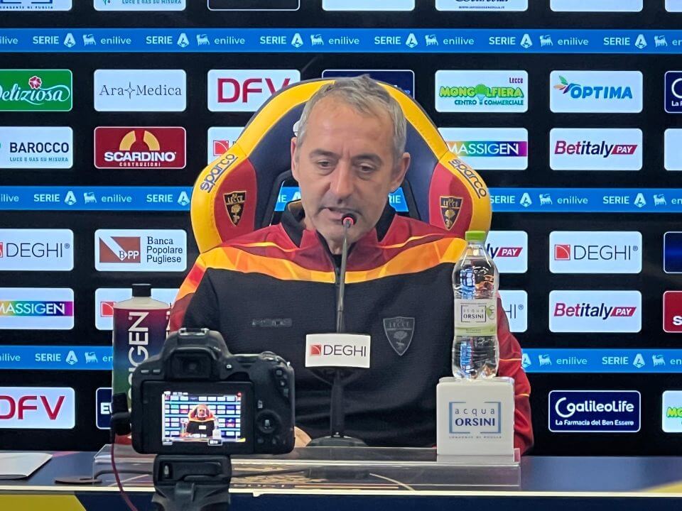 Galleria foto 'Verso Cagliari-Lecce, Giampaolo: «Sfida difficile e campo ostico. Sarà una buona prova di maturità»' - foto 1