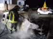 Fiamme nella notte a Campi Salentina: un’auto distrutta in un incendio
