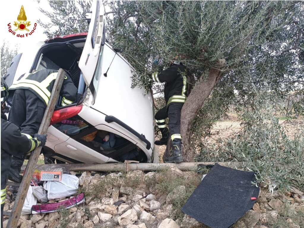Auto contro un albero sulla Noicattaro-Mola: tre feriti in ospedale in codice rosso – FOTO Auto contro un albero sulla Noicattaro-Mola: tre feriti in ospedale in codice rosso – FOTO