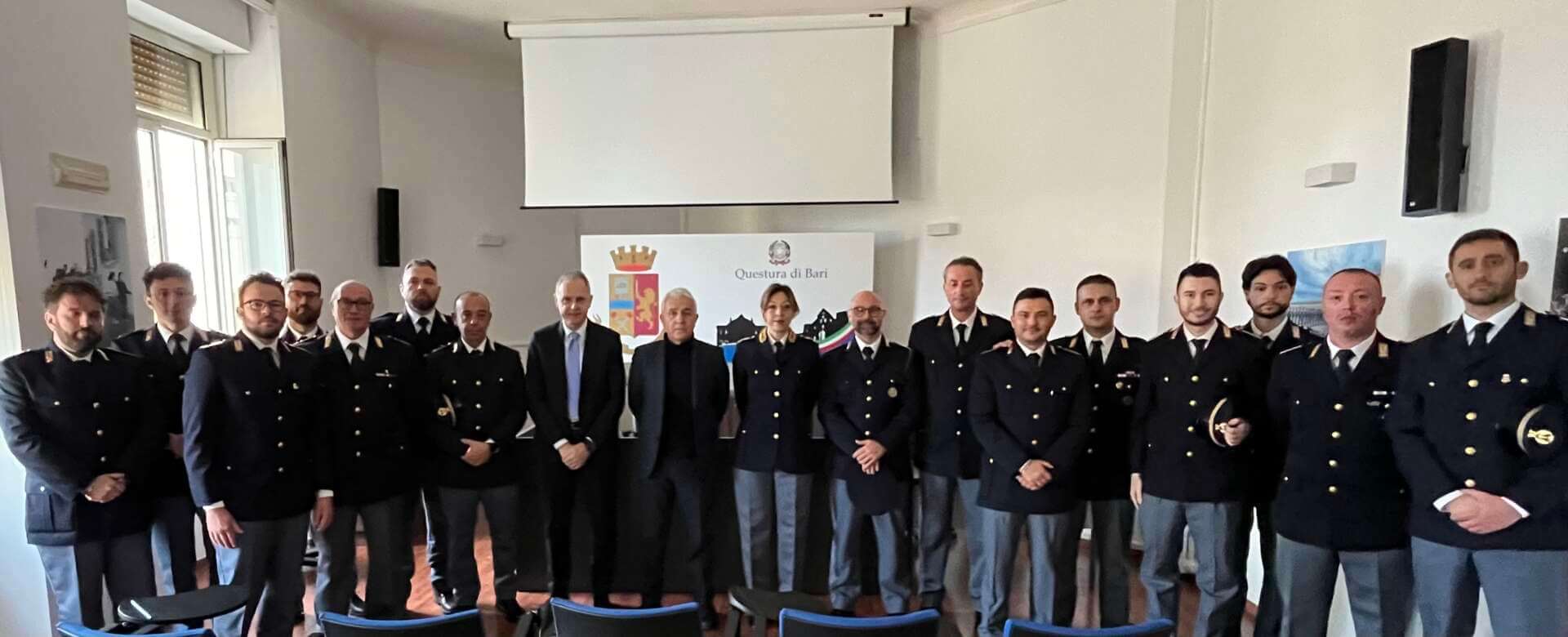 Altri rinforzi per la Questura di Bari: in servizio 16 nuovi ispettori di Polizia