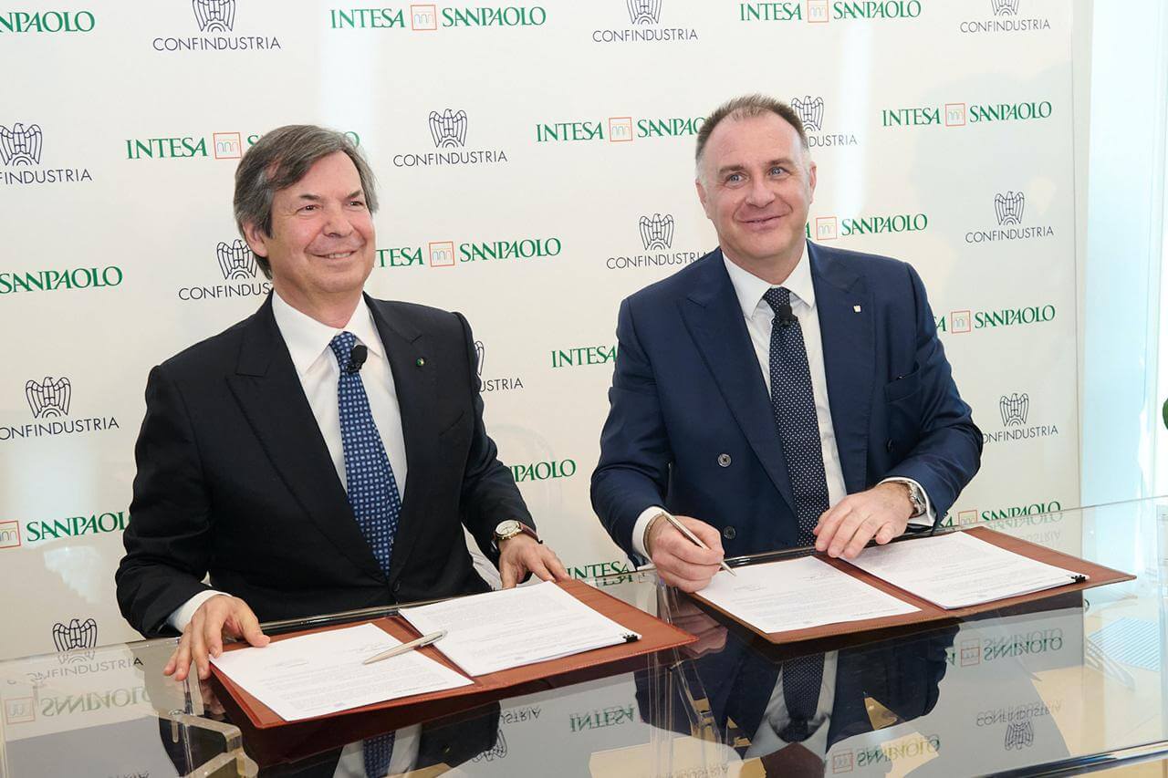 Accordo tra Confindustria e Intesa Sanpaolo: 200 mld per la crescita delle imprese