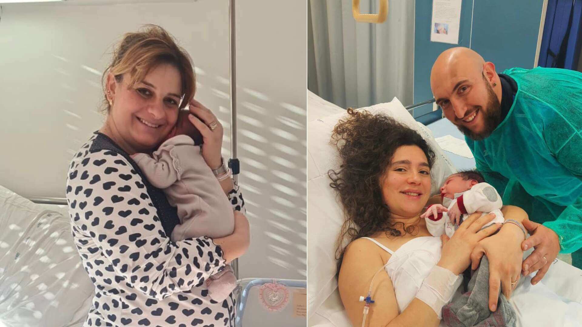 I primi nati della Bat nel 2025, Asl: «A Gaia, Pia e a Riccardo il nostro benvenuto»