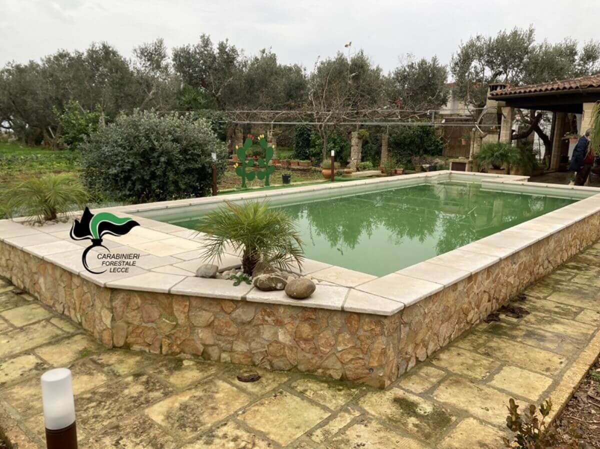 Piscina abusiva in un’area protetta: denunciato un 59enne a Tiggiano Piscina abusiva in un’area protetta: denunciato un 59enne a Tiggiano