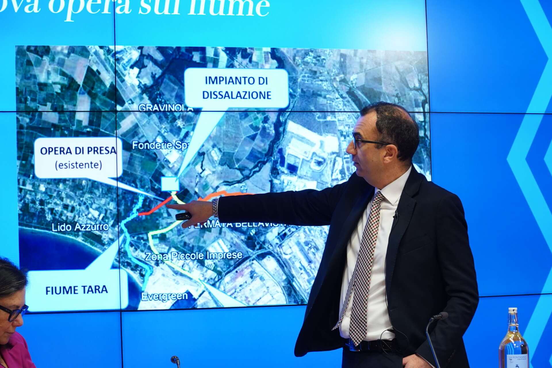 Dissalatore sul Tara, Aqp: «È una risorsa. In programma la realizzazione di altri due» – VIDEO