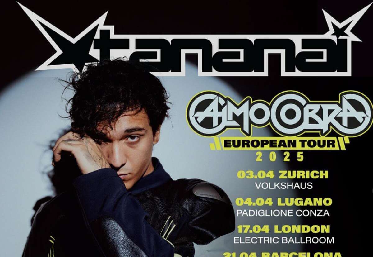 Tananai spicca il volo, annunciato il suo primo tour nei club europei con l’album “Calmocobra”